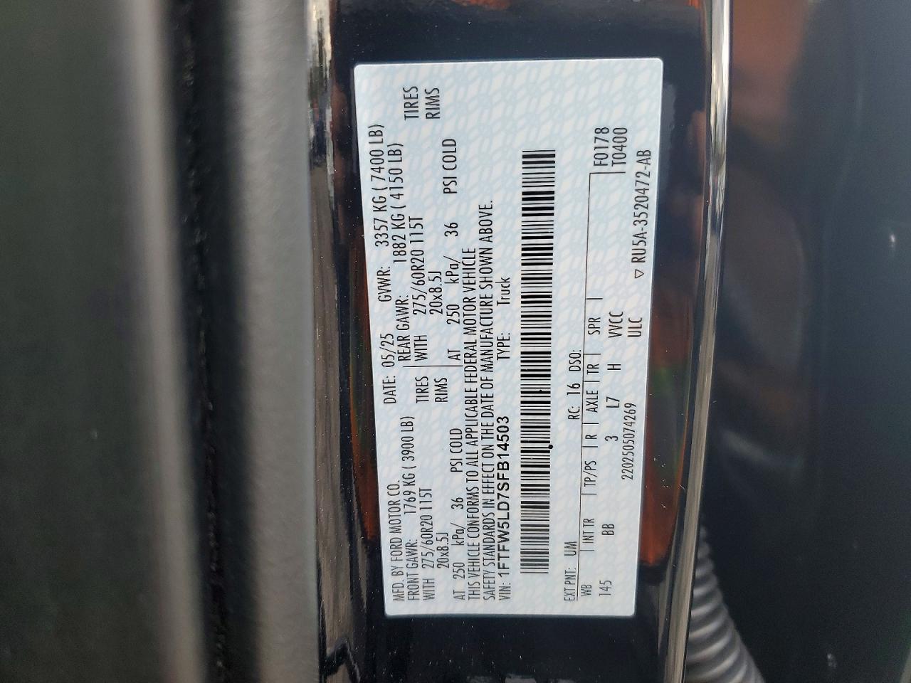 2025 FORD F-150