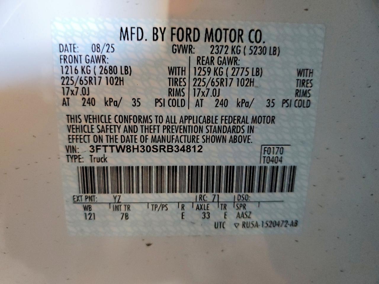 2025 FORD Maverick