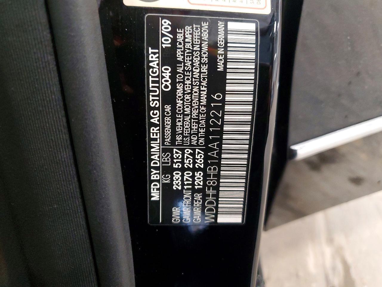 2010 MERCEDES-BENZ E-Class