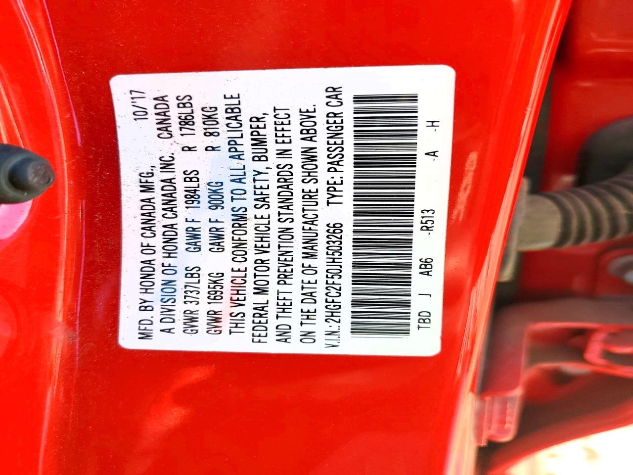 2018 HONDA CIVIC
