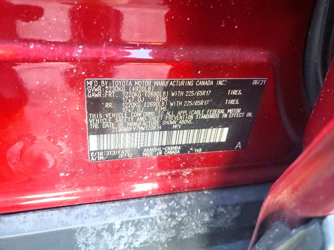 2021 TOYOTA RAV4