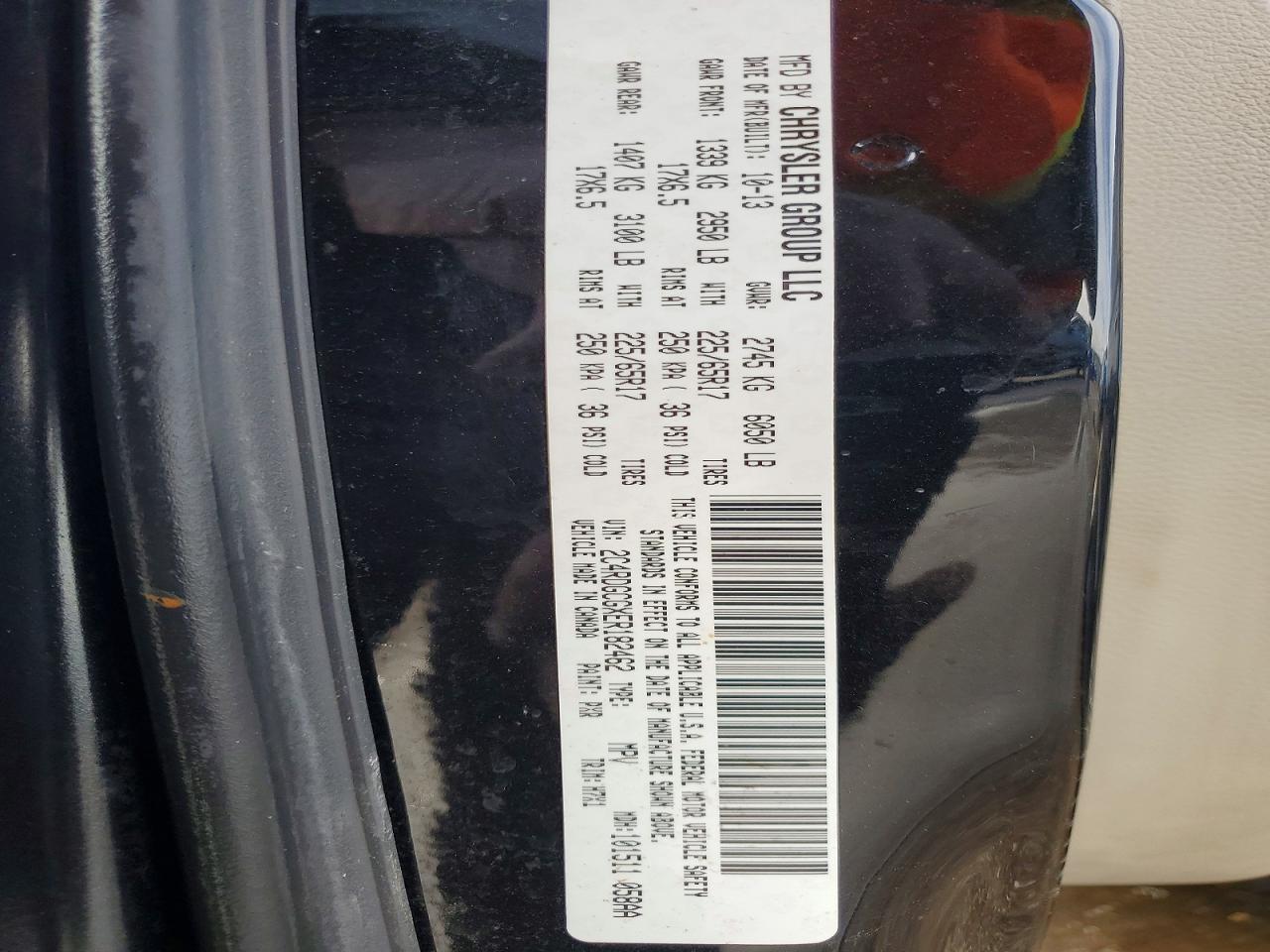 2014 DODGE GRAND CARAVAN