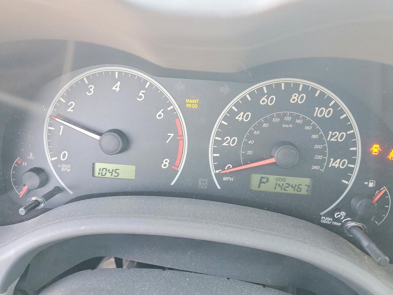 2009 TOYOTA COROLLA