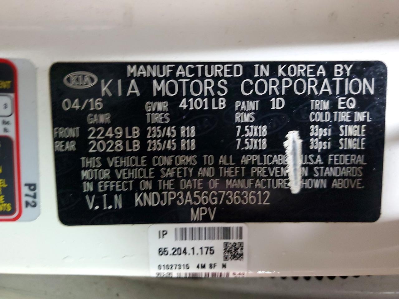 2016 KIA SOUL