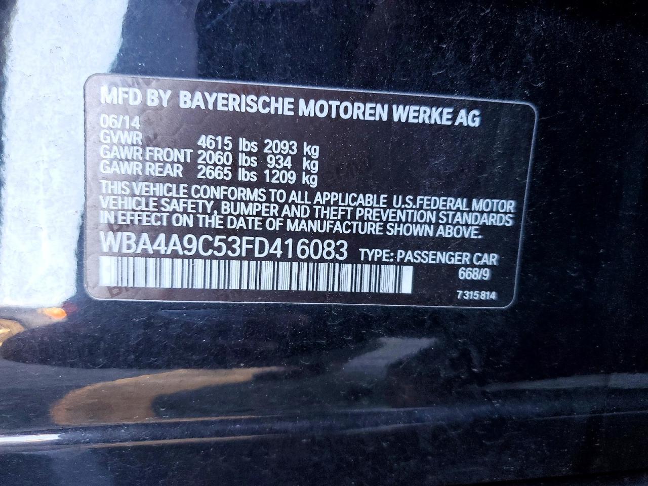 2015 BMW 4 Series