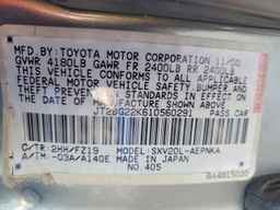 2001 TOYOTA CAMRY