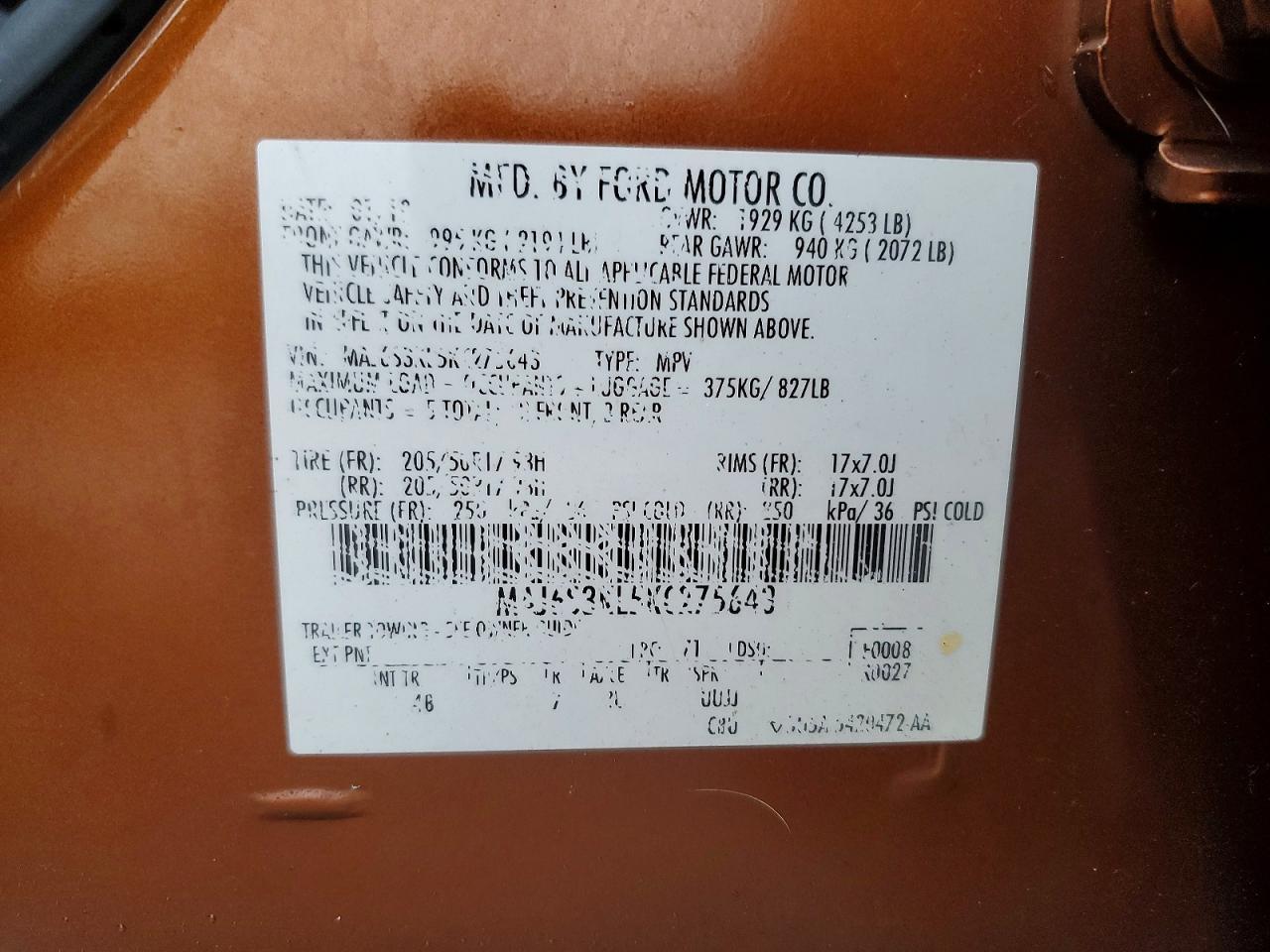 2019 FORD EcoSport