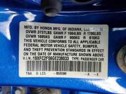 2016 HONDA CIVIC