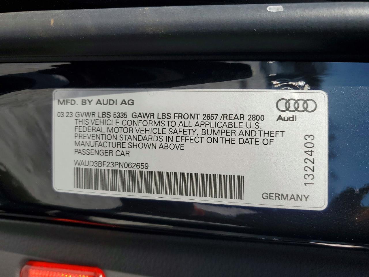 2023 AUDI A6