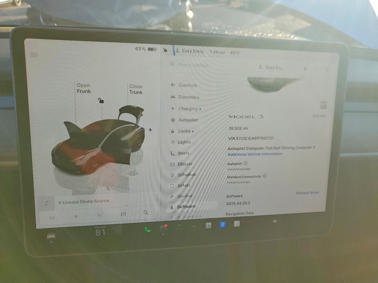 2023 TESLA MODEL 3
