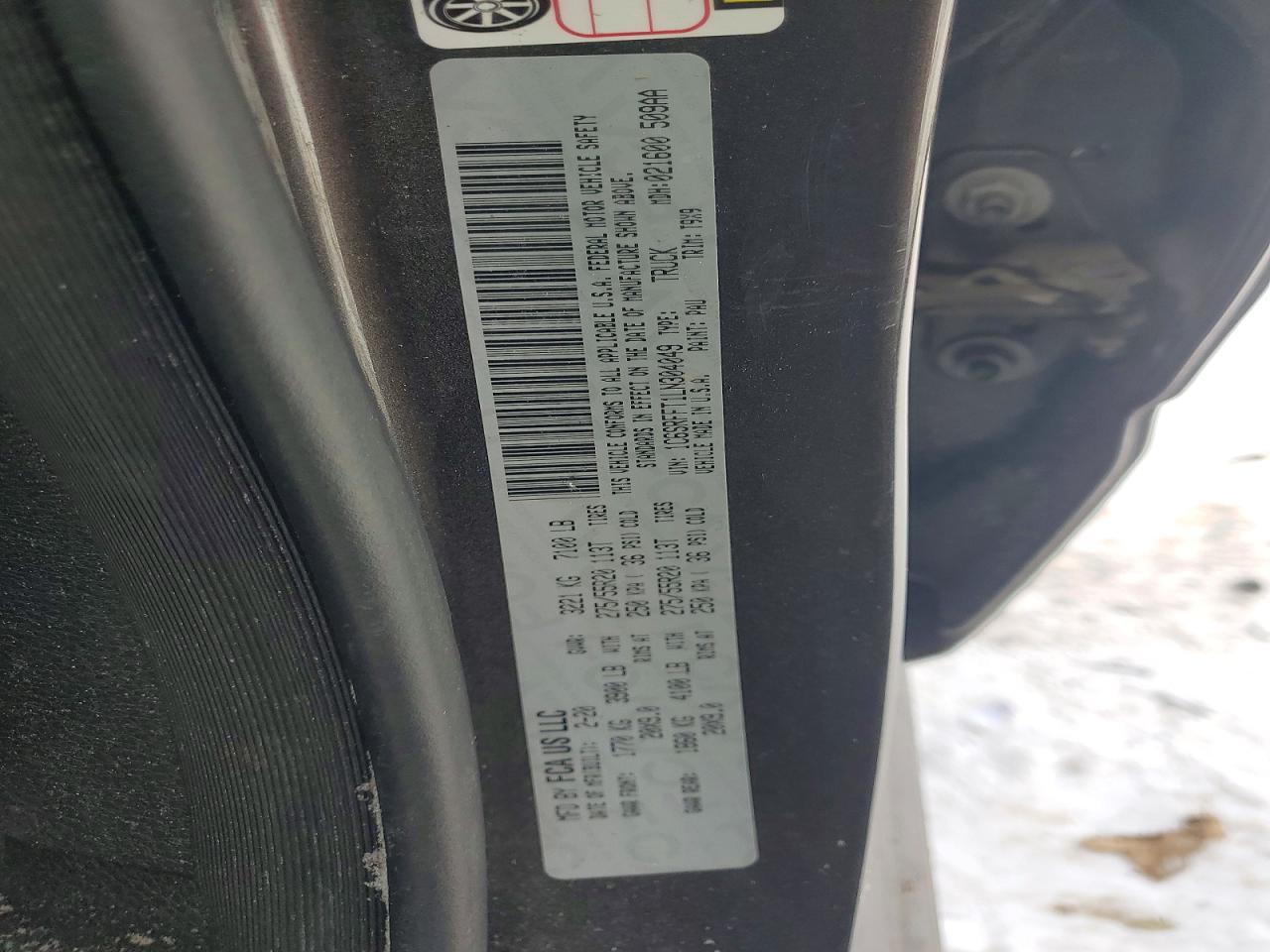 2020 RAM 1500
