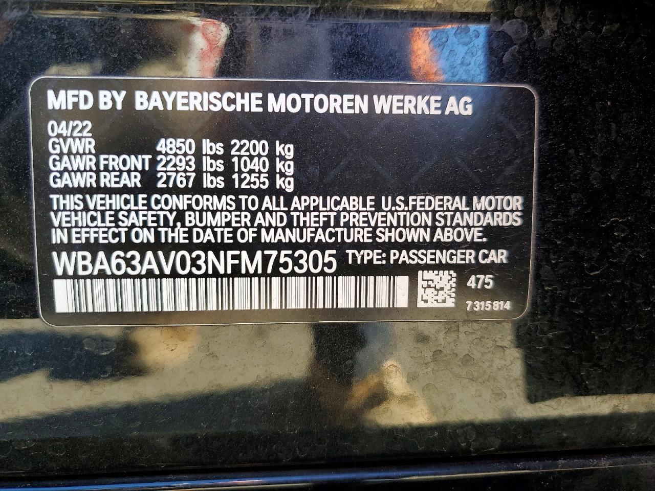 2022 BMW 4 Series