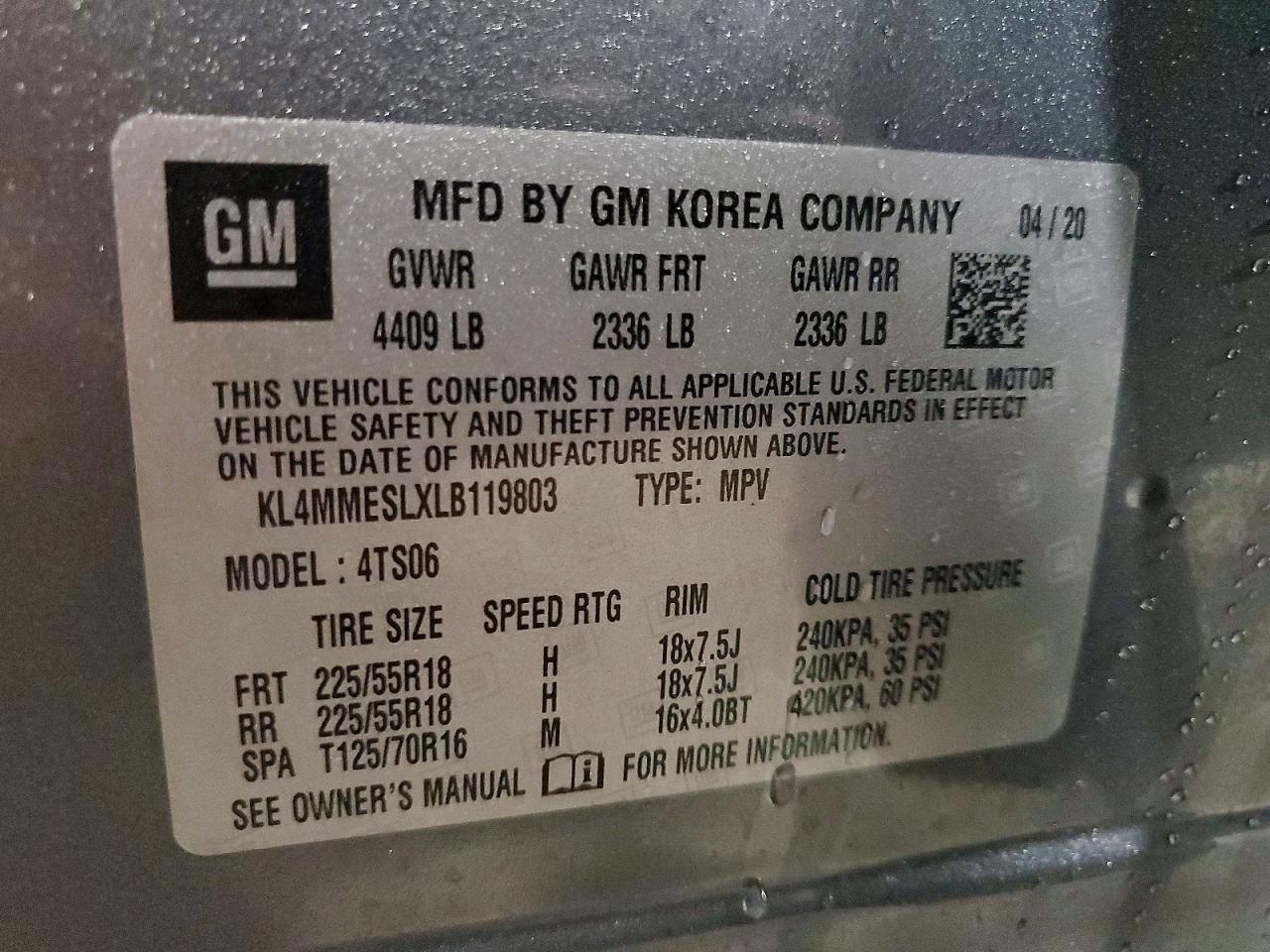 2020 BUICK Encore GX