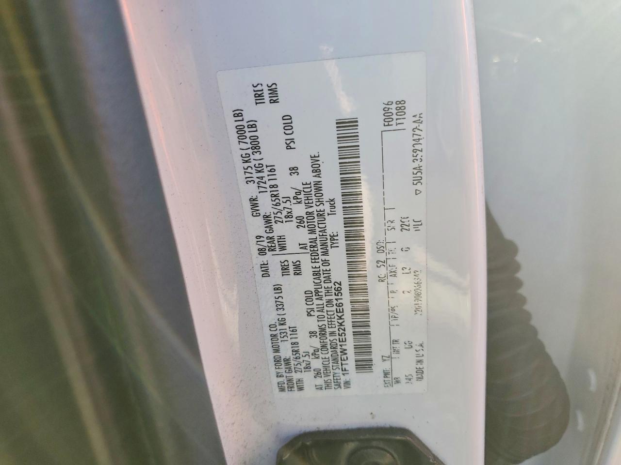 2019 FORD F-150