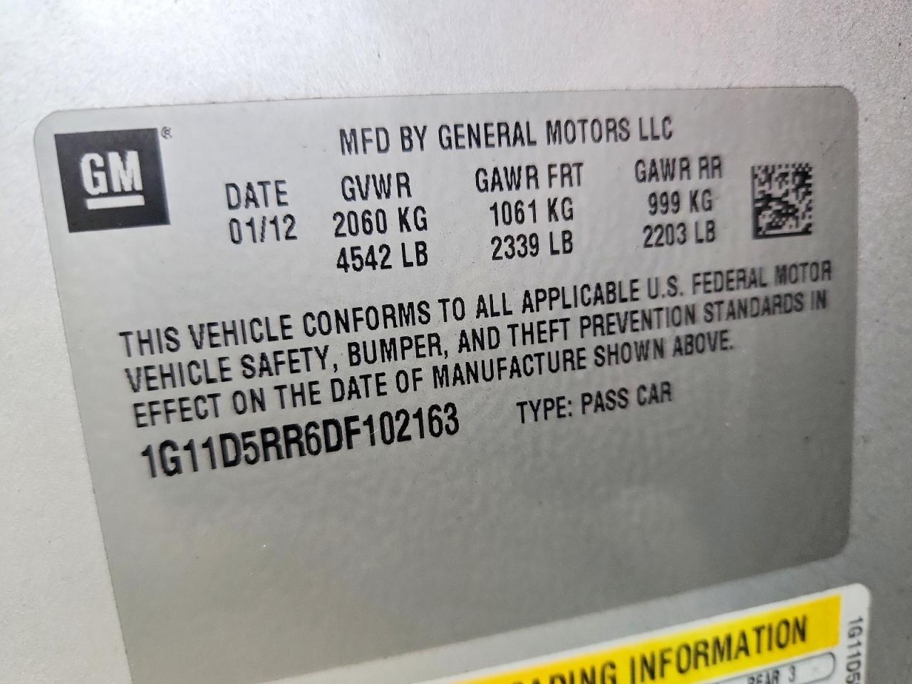 2013 CHEVROLET MALIBU