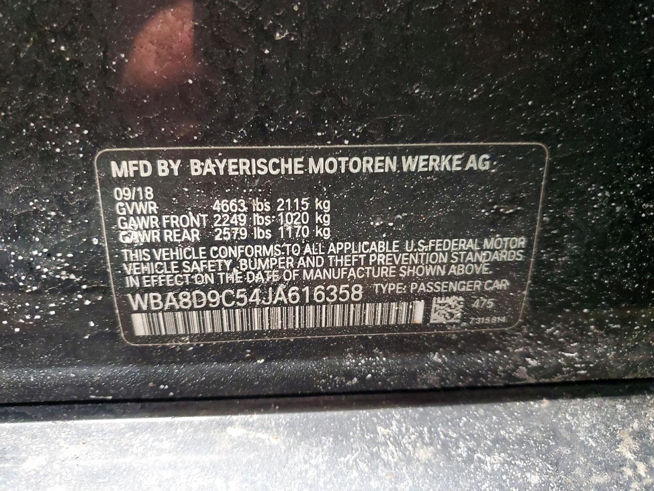 2018 BMW 3 SERIES