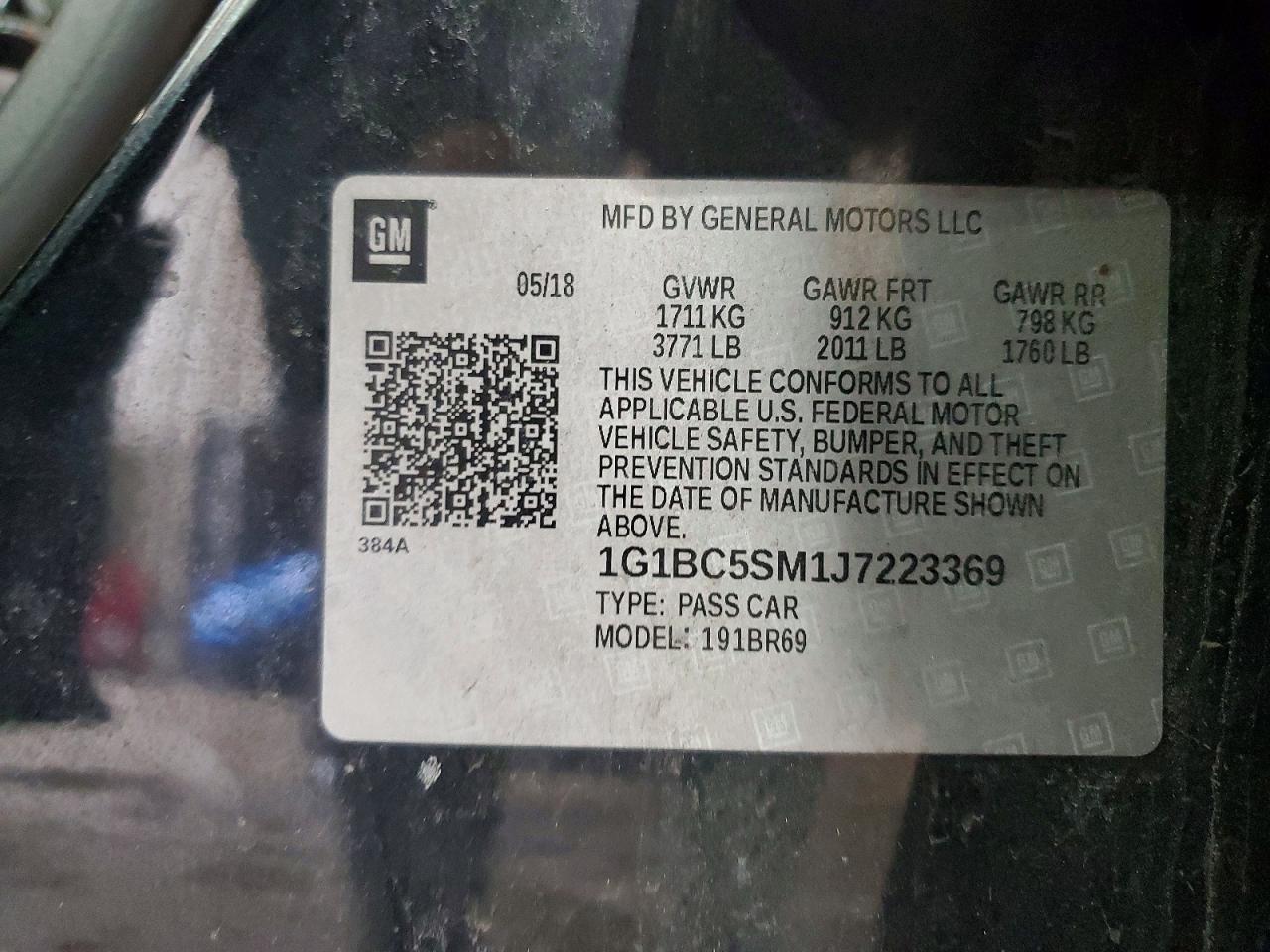 2018 CHEVROLET CRUZE