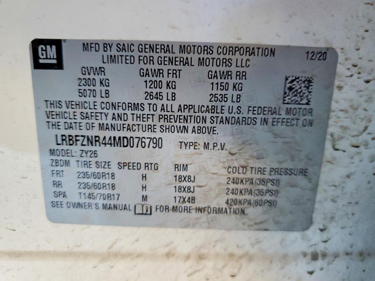 2021 BUICK Envision