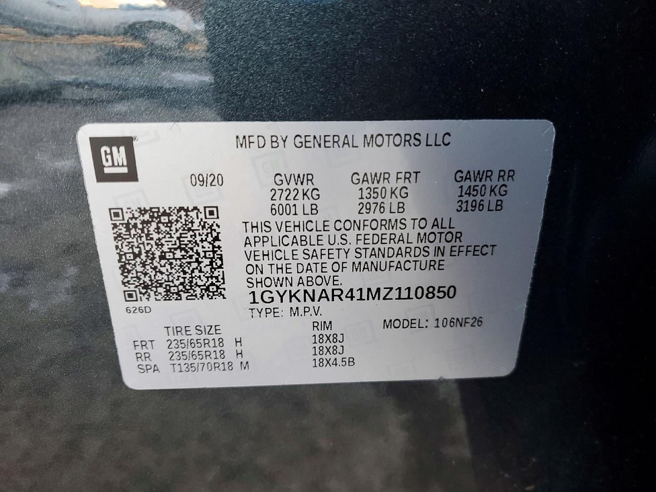 2021 CADILLAC XT5