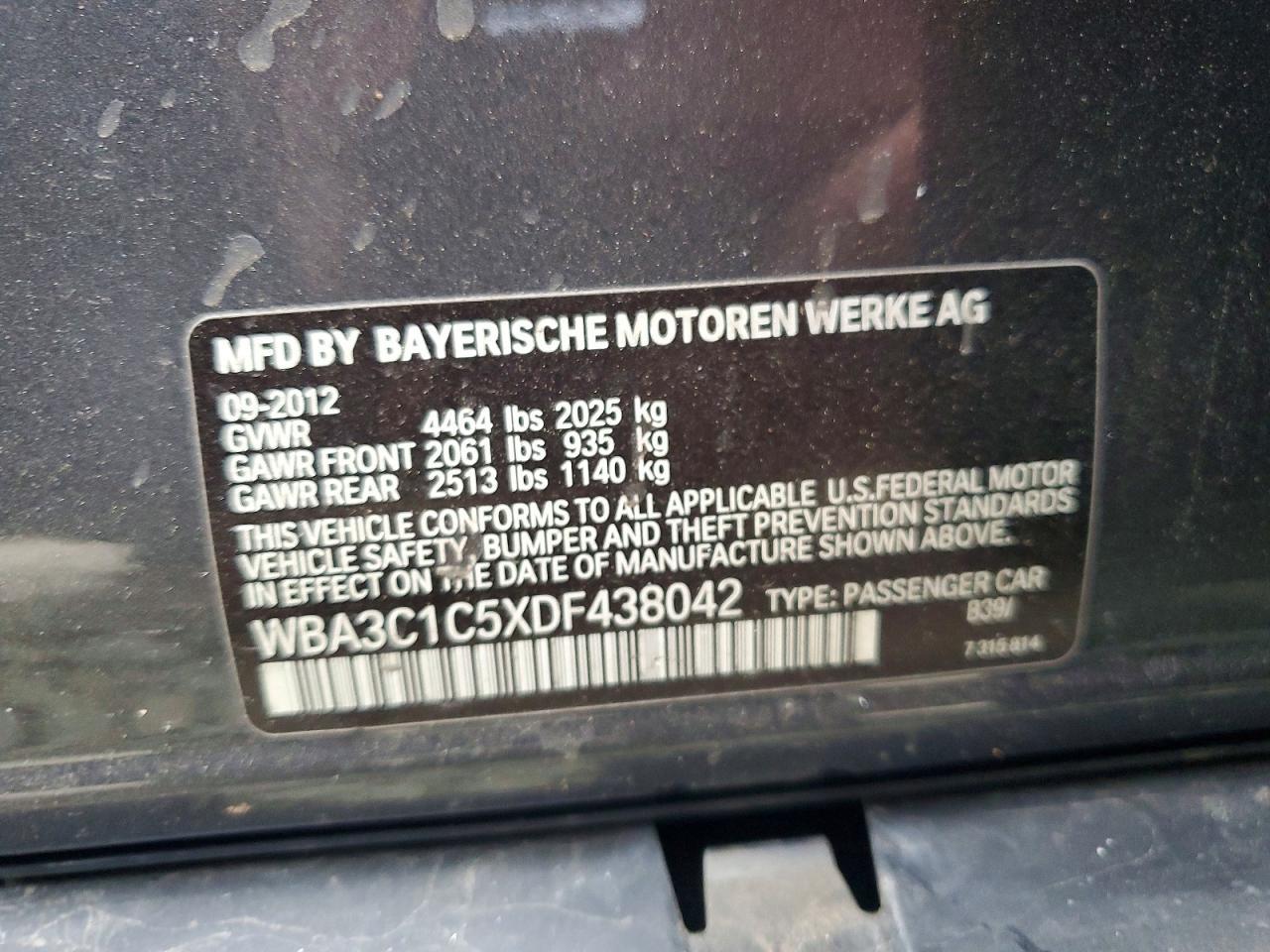 2013 BMW 3 SERIES