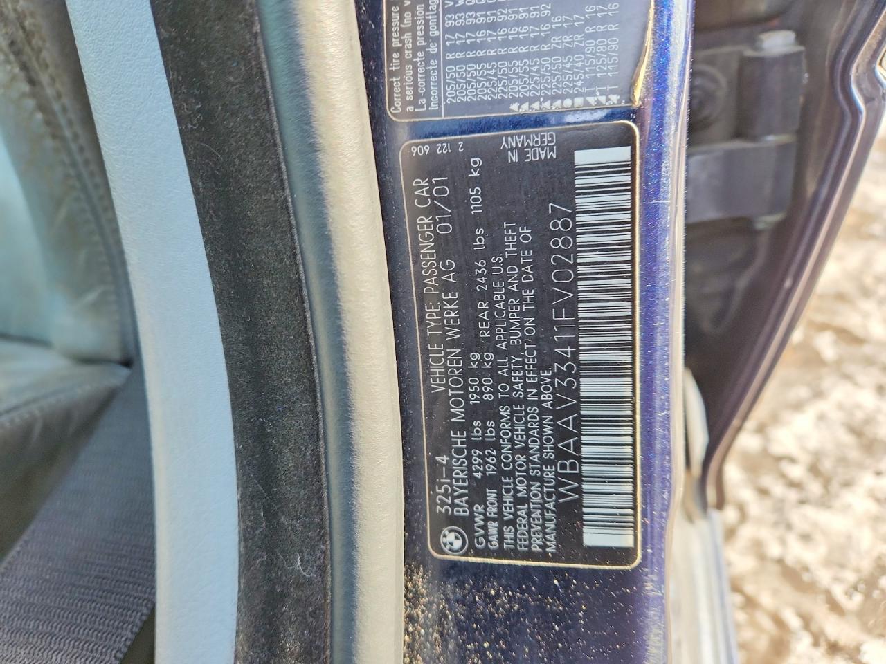 2001 BMW 3 SERIES