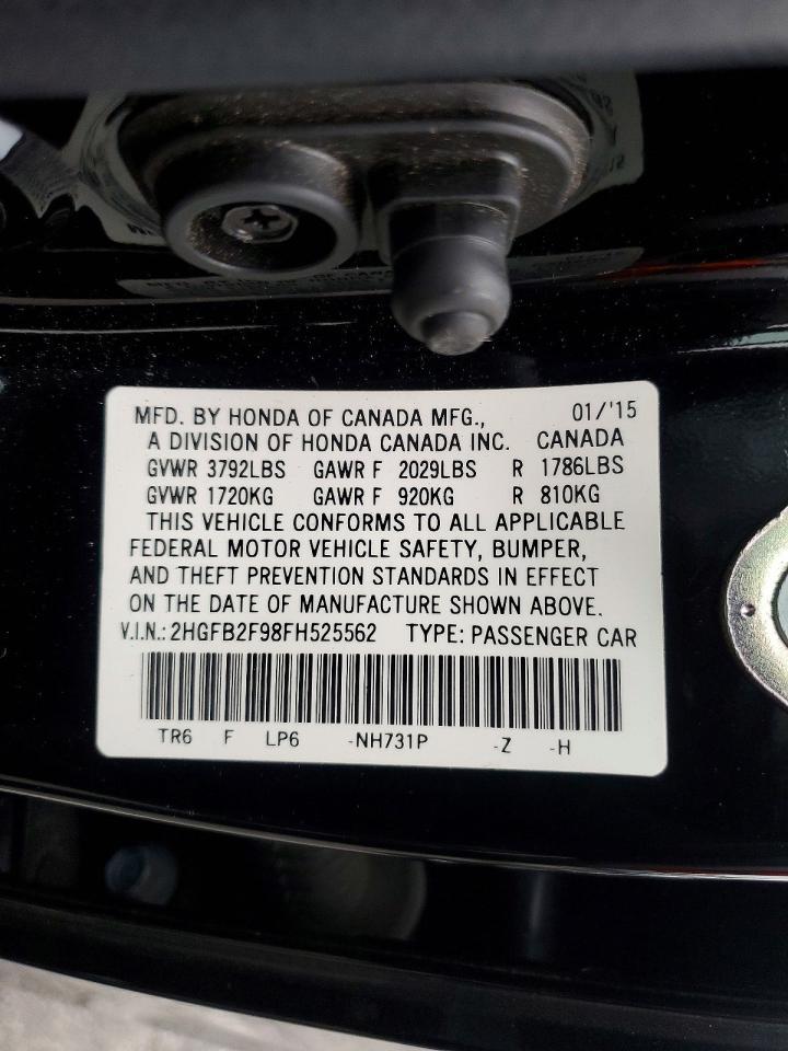 2015 HONDA CIVIC