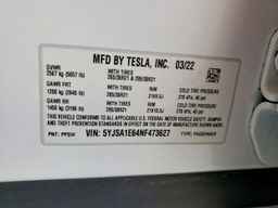 2022 TESLA MODEL S