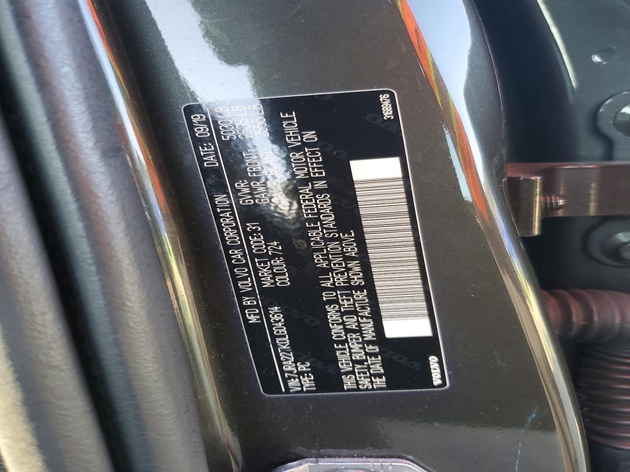 2020 VOLVO S60