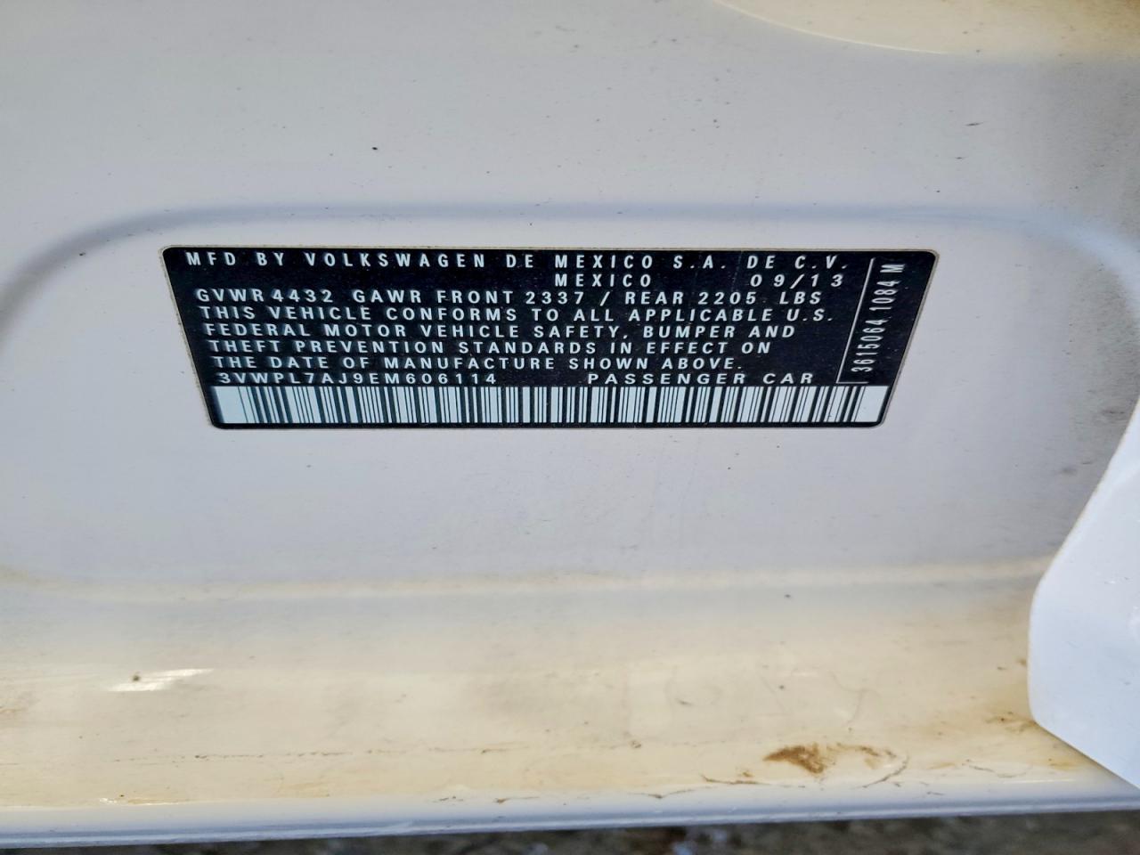 2014 VOLKSWAGEN JETTA