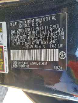 2008 TOYOTA CAMRY