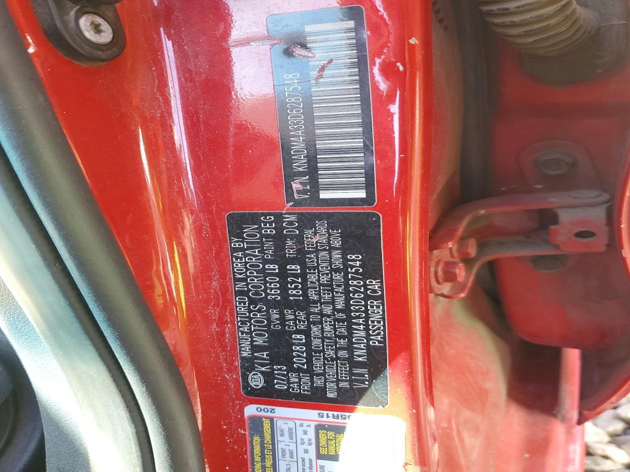 2013 KIA RIO