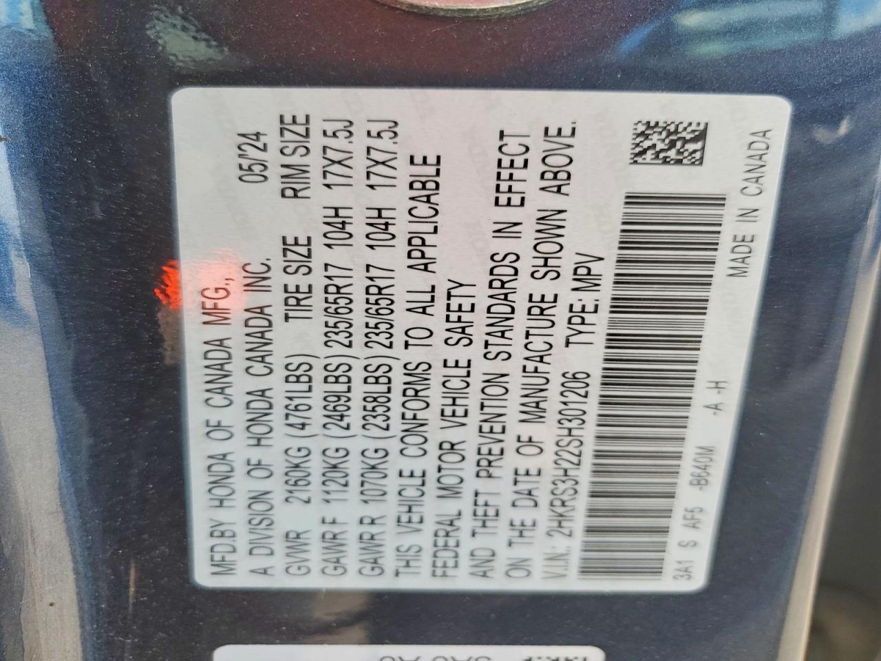 2025 HONDA CR-V