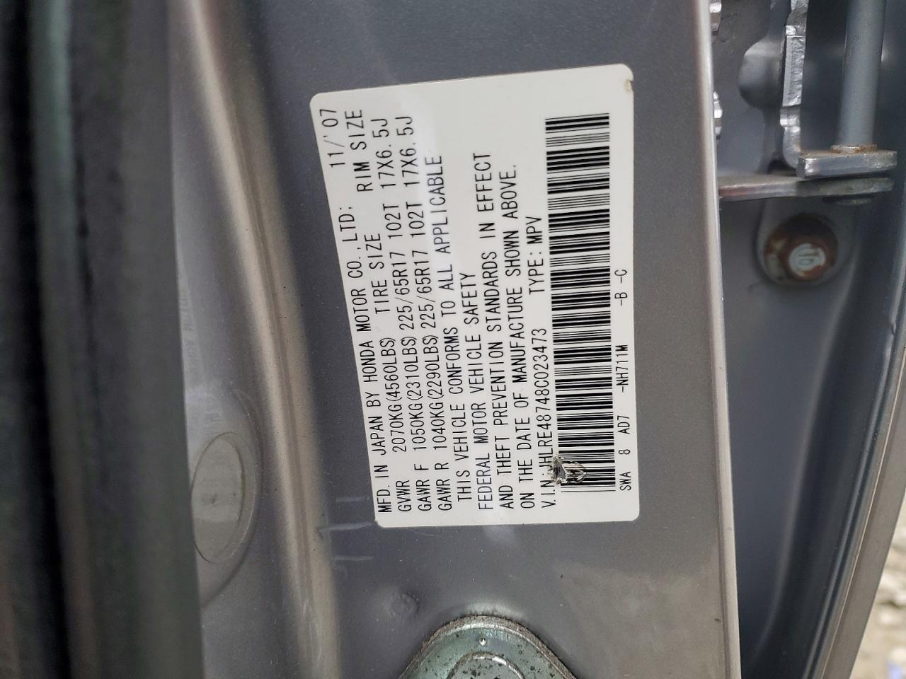 2008 HONDA CR-V