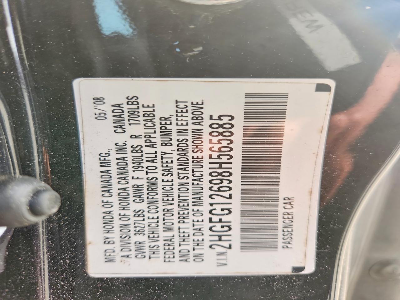 2008 HONDA CIVIC