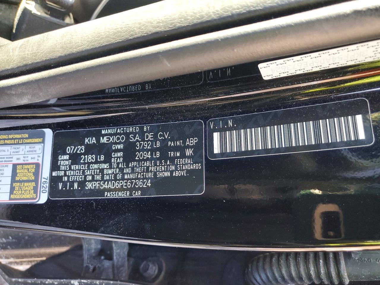 2023 KIA FORTE