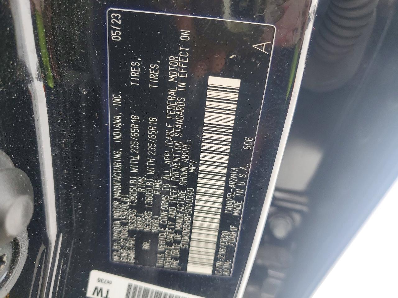 2023 TOYOTA HIGHLANDER