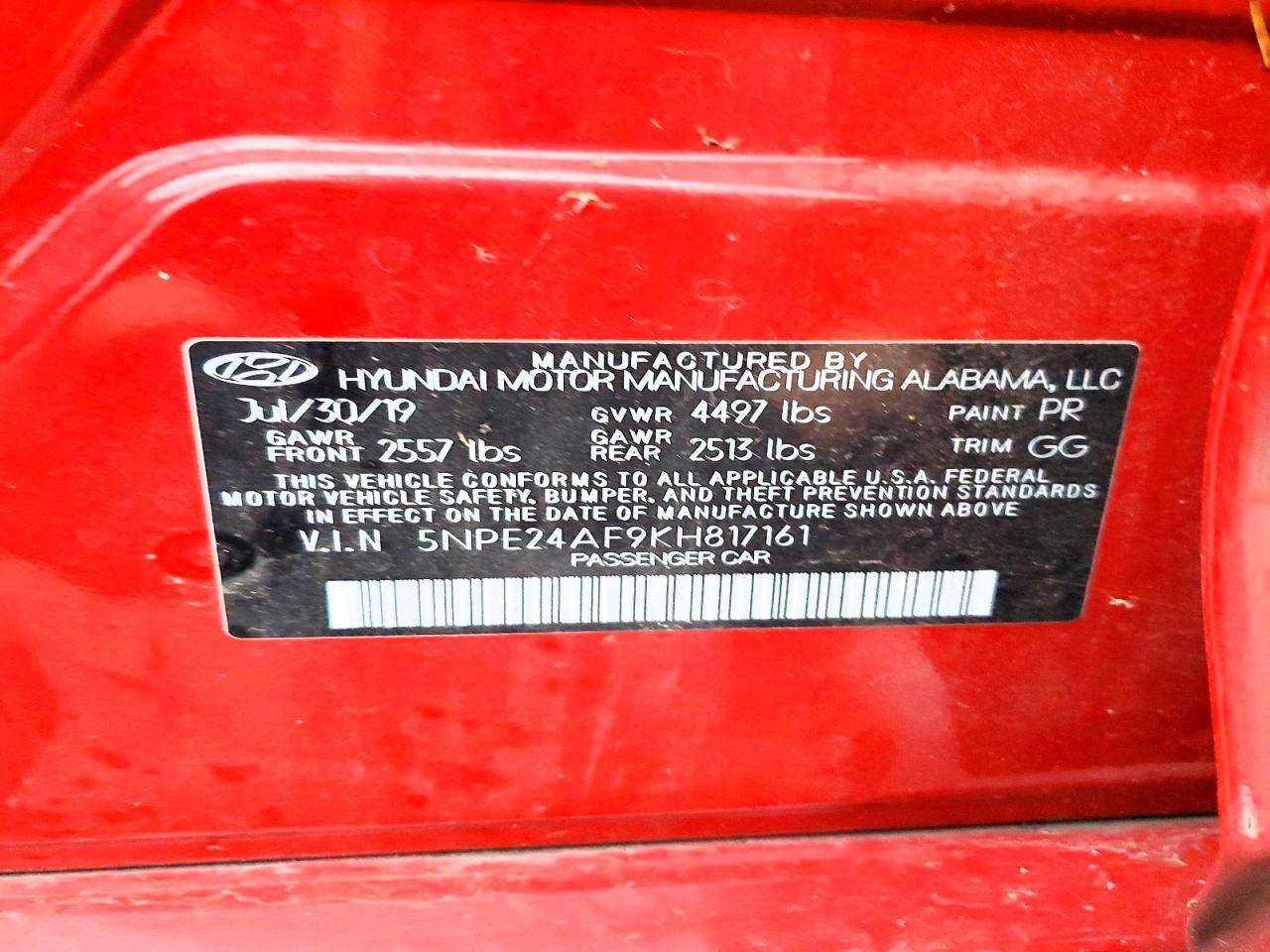 2019 HYUNDAI SONATA