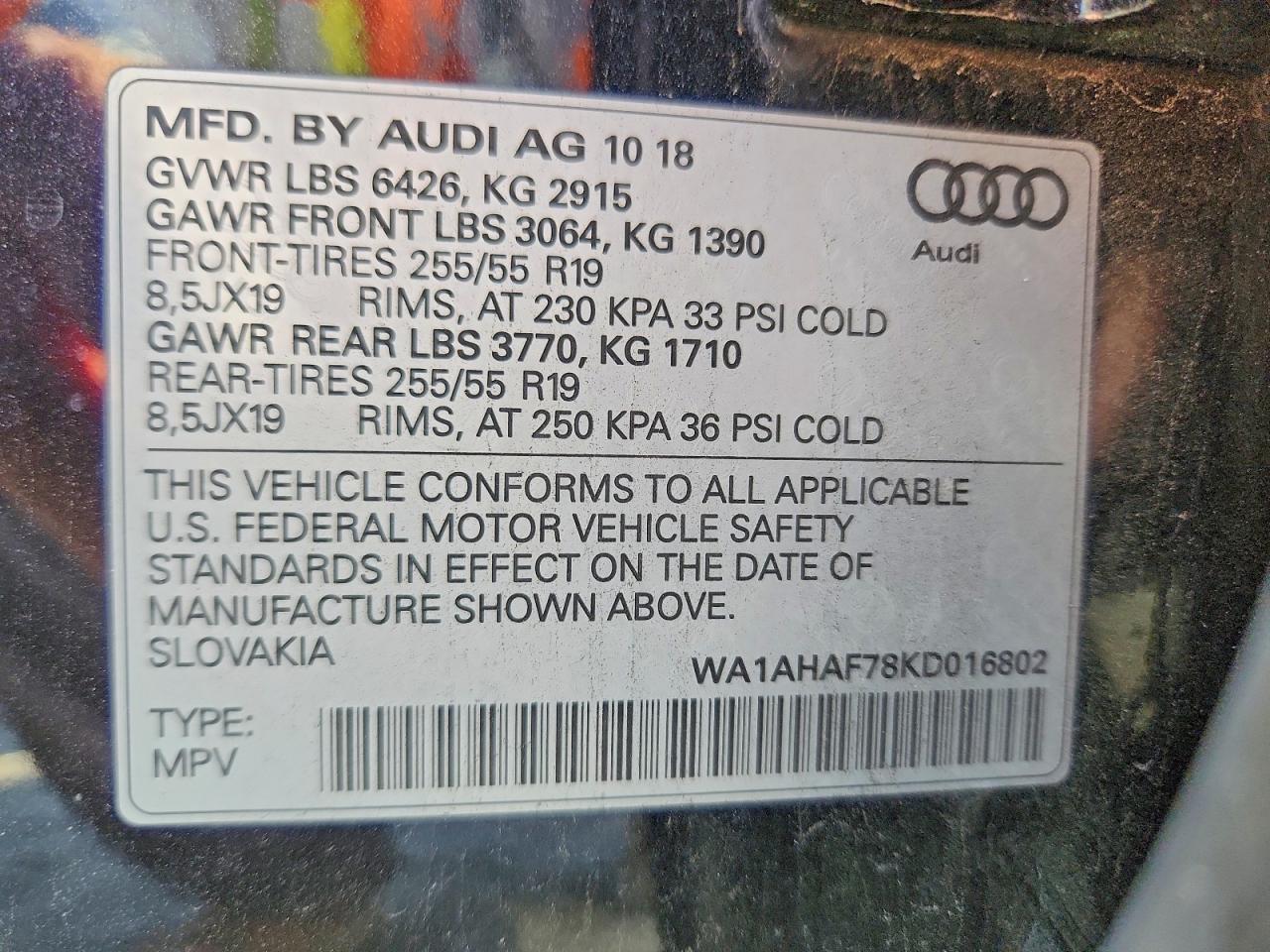 2019 AUDI Q7