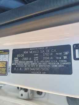 2024 KIA FORTE