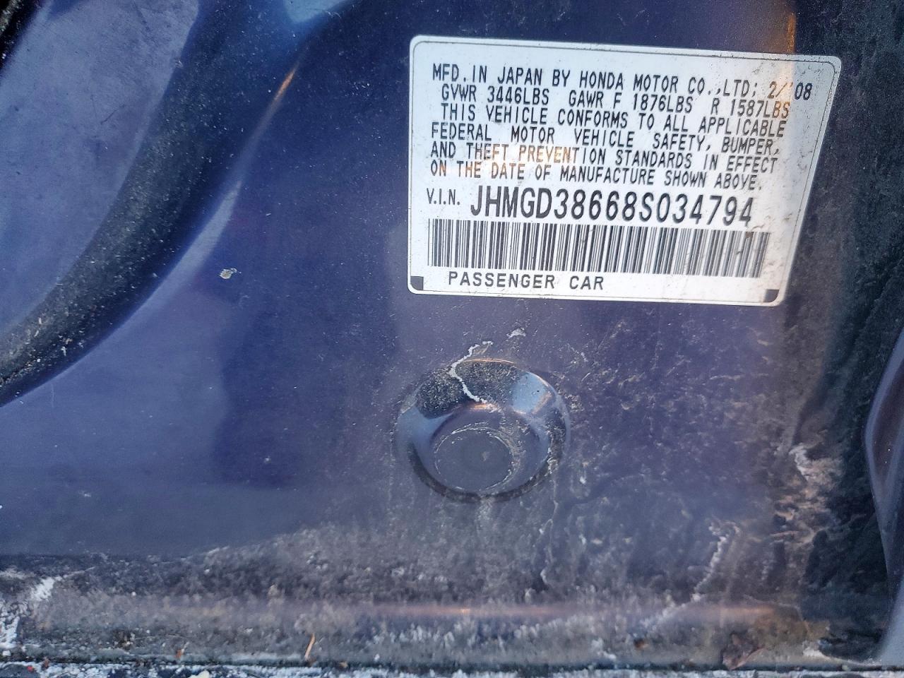 2008 HONDA FIT