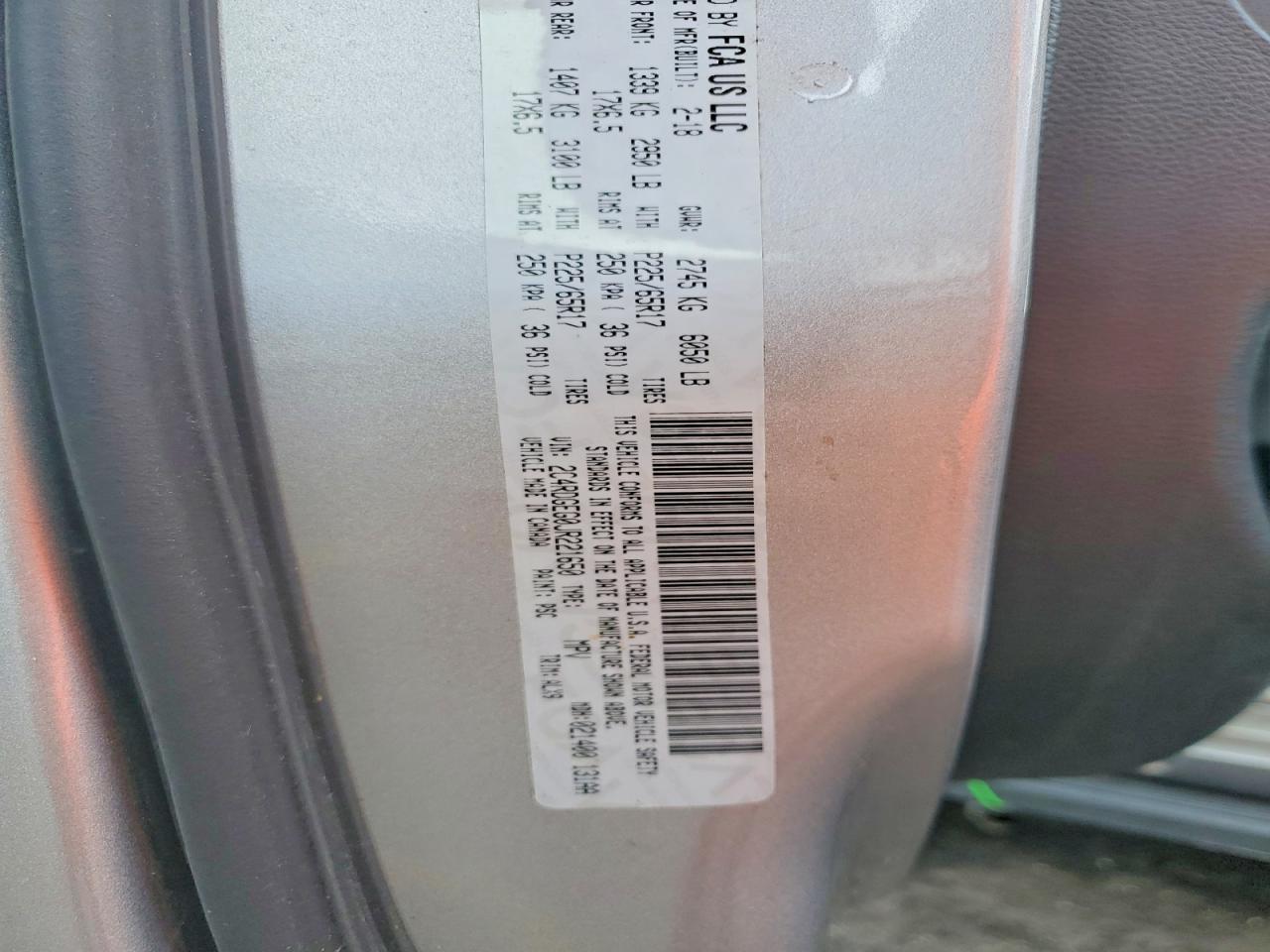 2018 DODGE GRAND CARAVAN