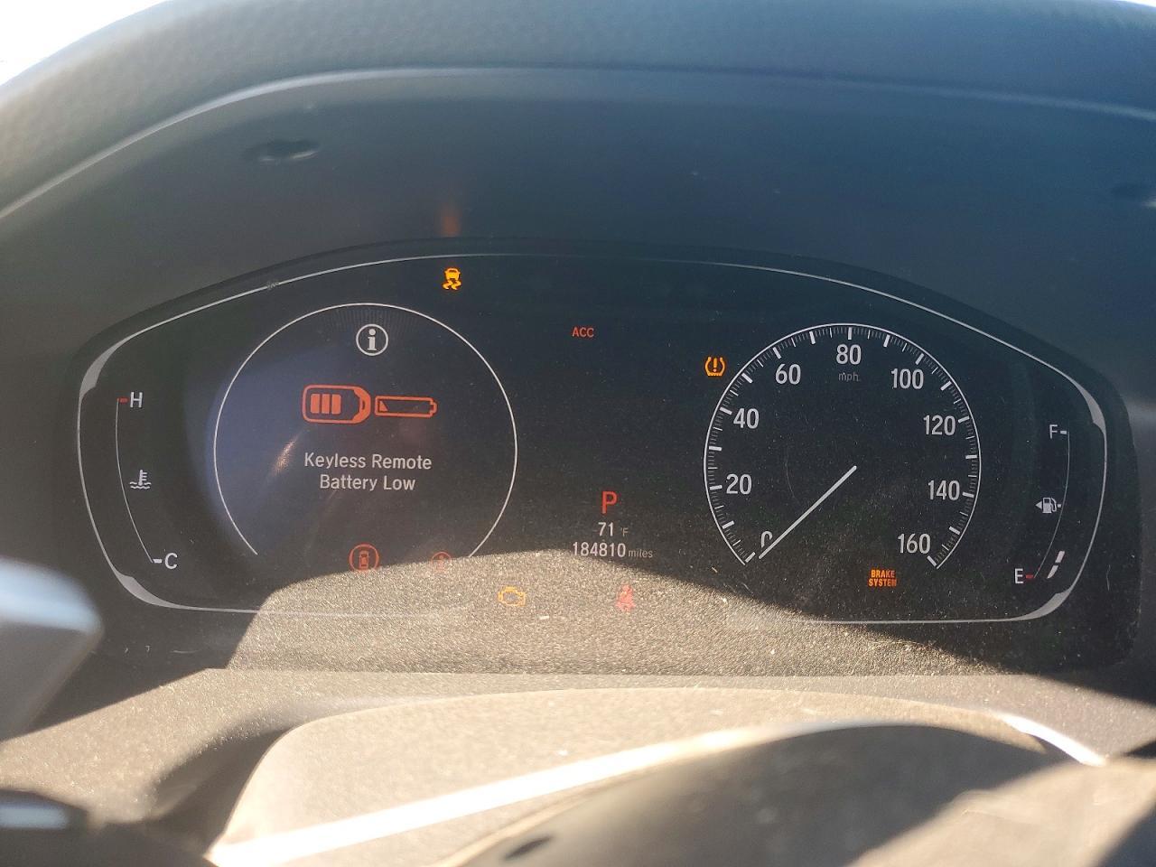 2019 HONDA ACCORD