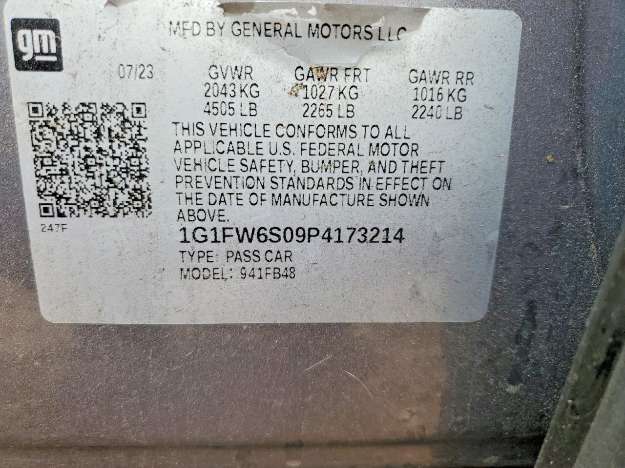 2023 CHEVROLET Bolt EV