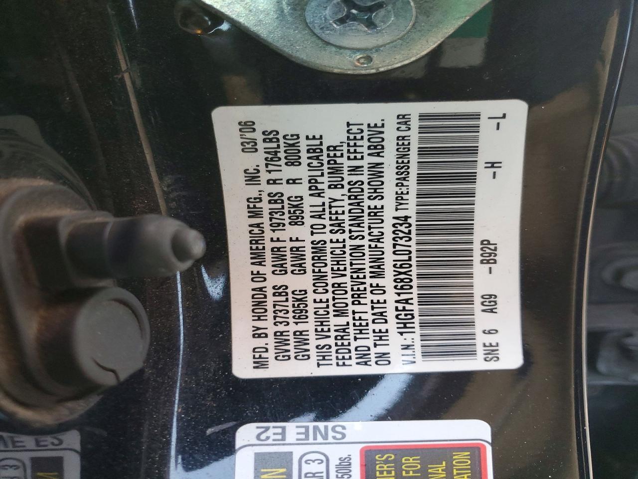 2006 HONDA CIVIC