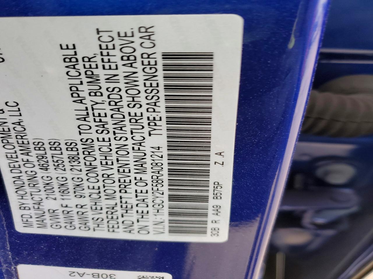2024 HONDA ACCORD