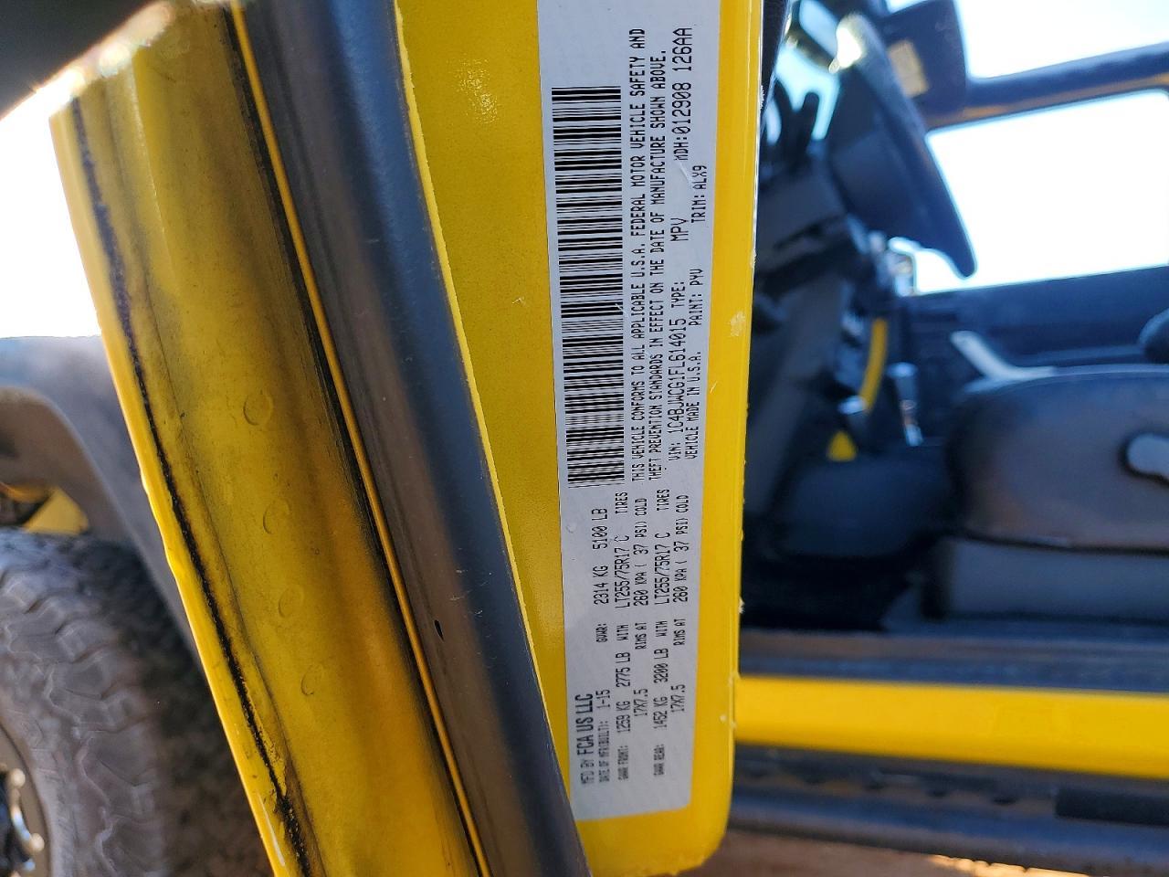 2015 JEEP WRANGLER