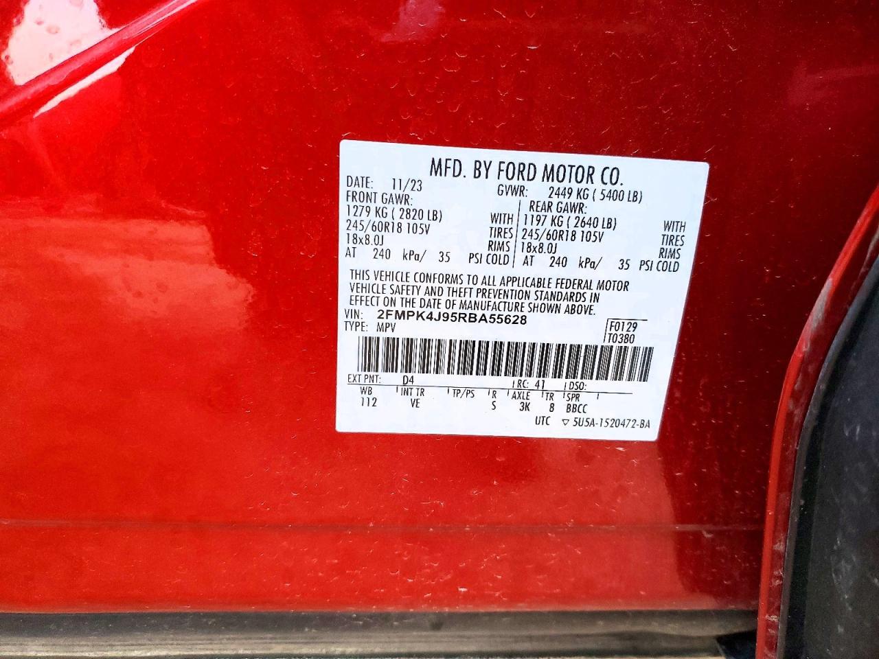 2024 FORD EDGE