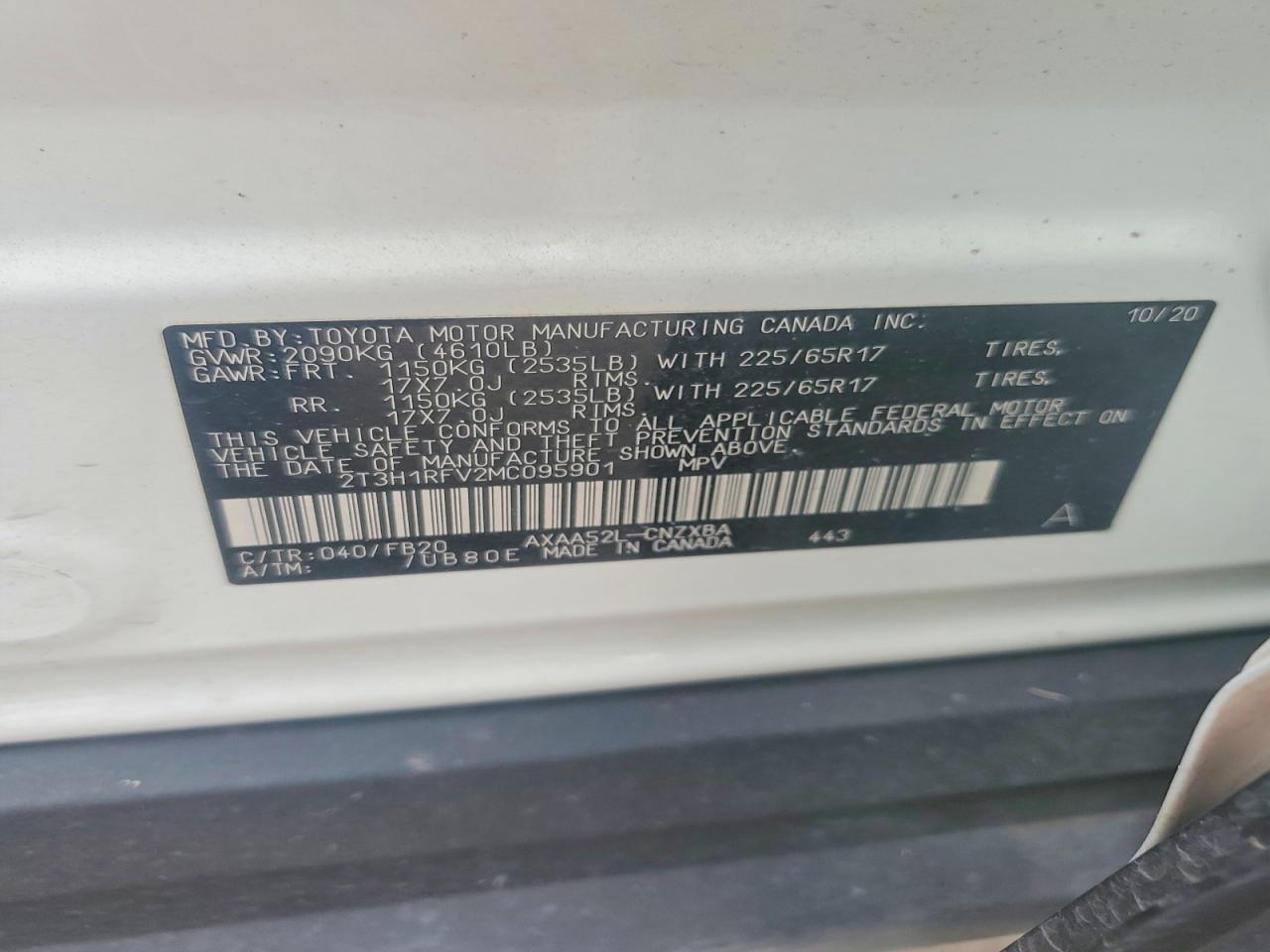 2021 TOYOTA RAV4