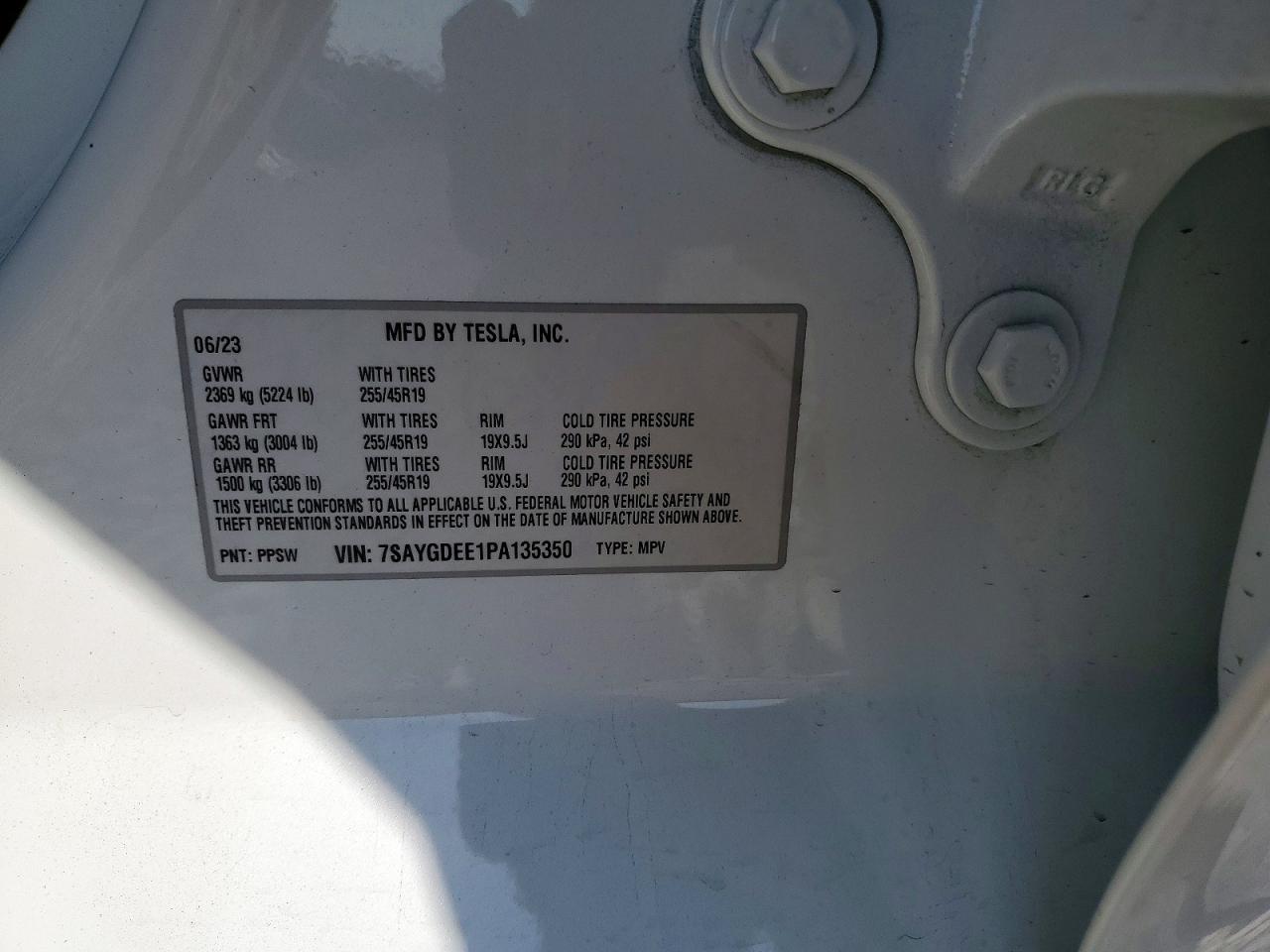 2023 TESLA MODEL Y