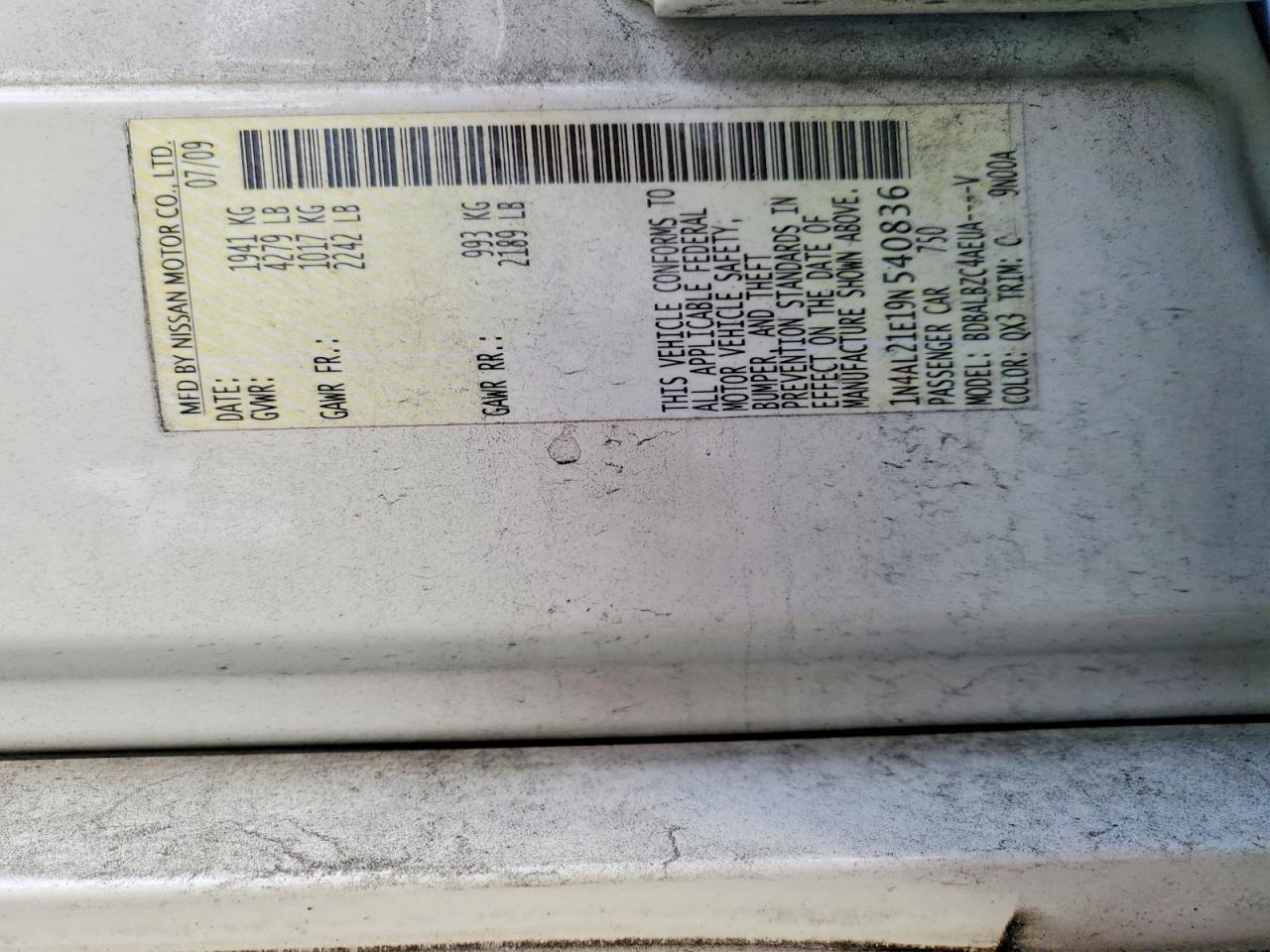 2009 NISSAN ALTIMA